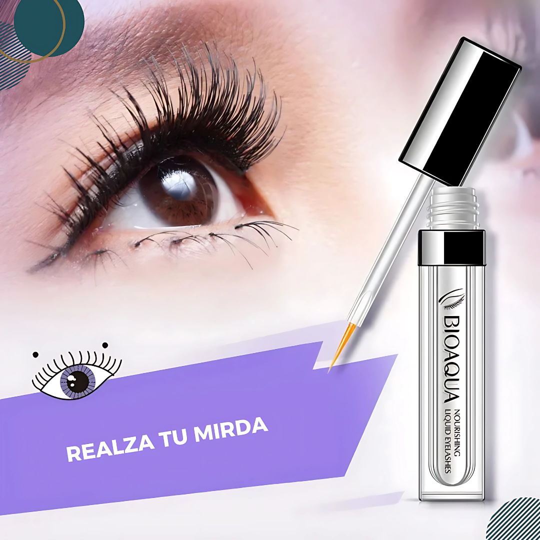 Sérum de Crecimiento Bioaqua - Despídete de las pestañas cortas: hazlas florecer con fuerza y volumen.