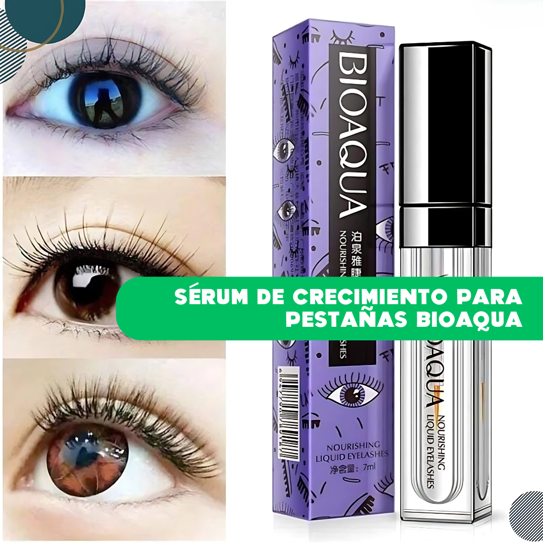 Sérum de Crecimiento Bioaqua - Despídete de las pestañas cortas: hazlas florecer con fuerza y volumen.