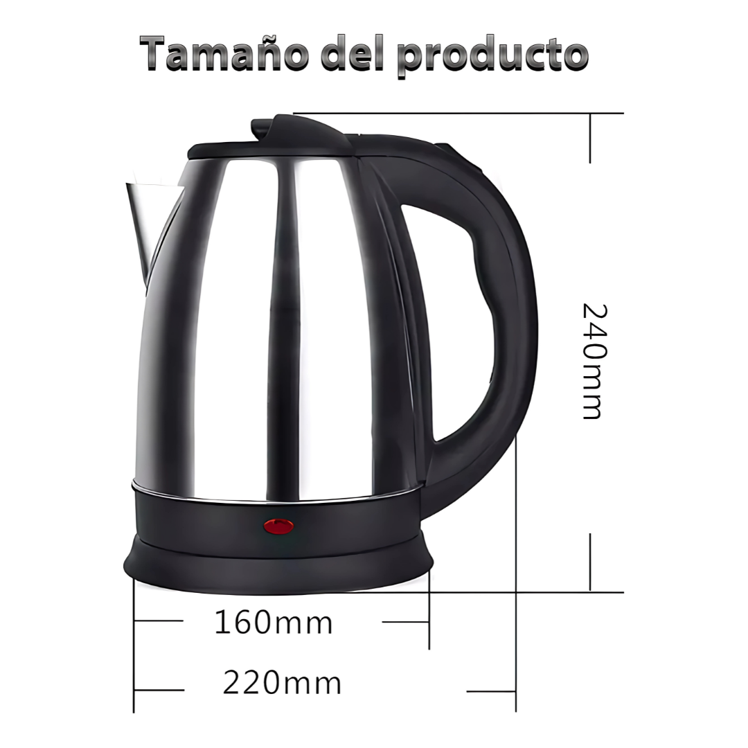 Tetera Eléctrica QuickBoil Pro - Eficiencia energética y seguridad en cada hervido.
