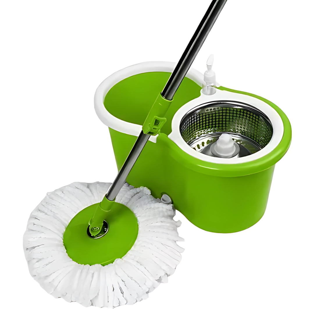 Trapero SwiftSpin Mop™ - Limpieza sin esfuerzo: exprime, gira y brilla en segundos.