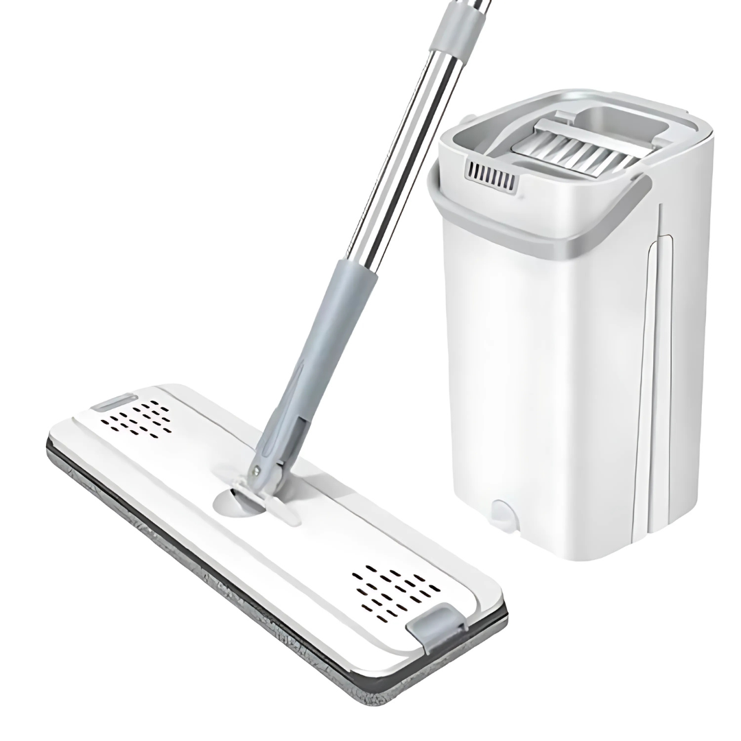 Trapero GlideMop Elite™ - Gira, limpia y seca en segundos: la forma inteligente de cuidar tu hogar.