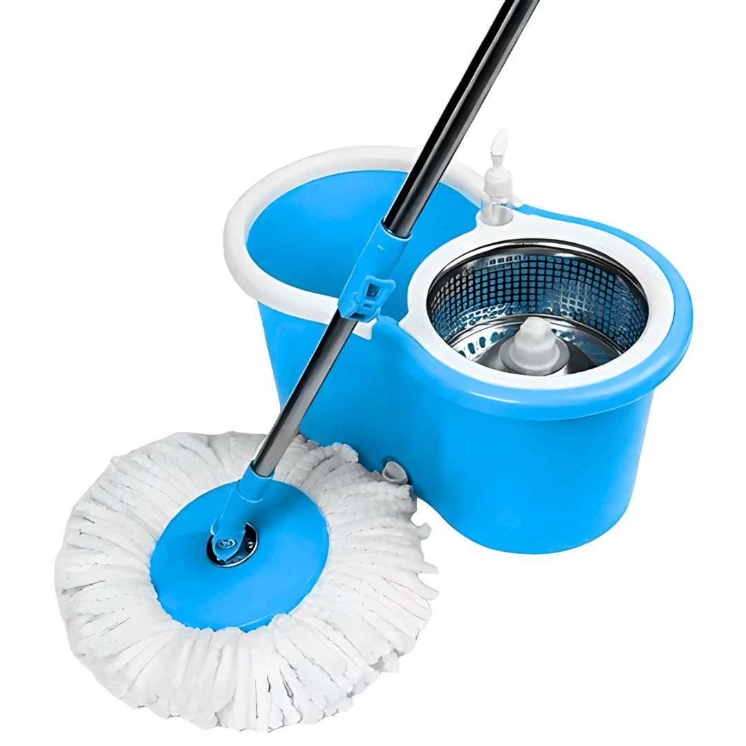 Trapero SwiftSpin Mop™ - Limpieza sin esfuerzo: exprime, gira y brilla en segundos.