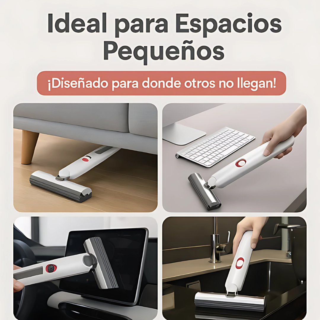 Mini Trapero EasyMop - Gira, escurre y olvida: limpieza sin complicaciones.
