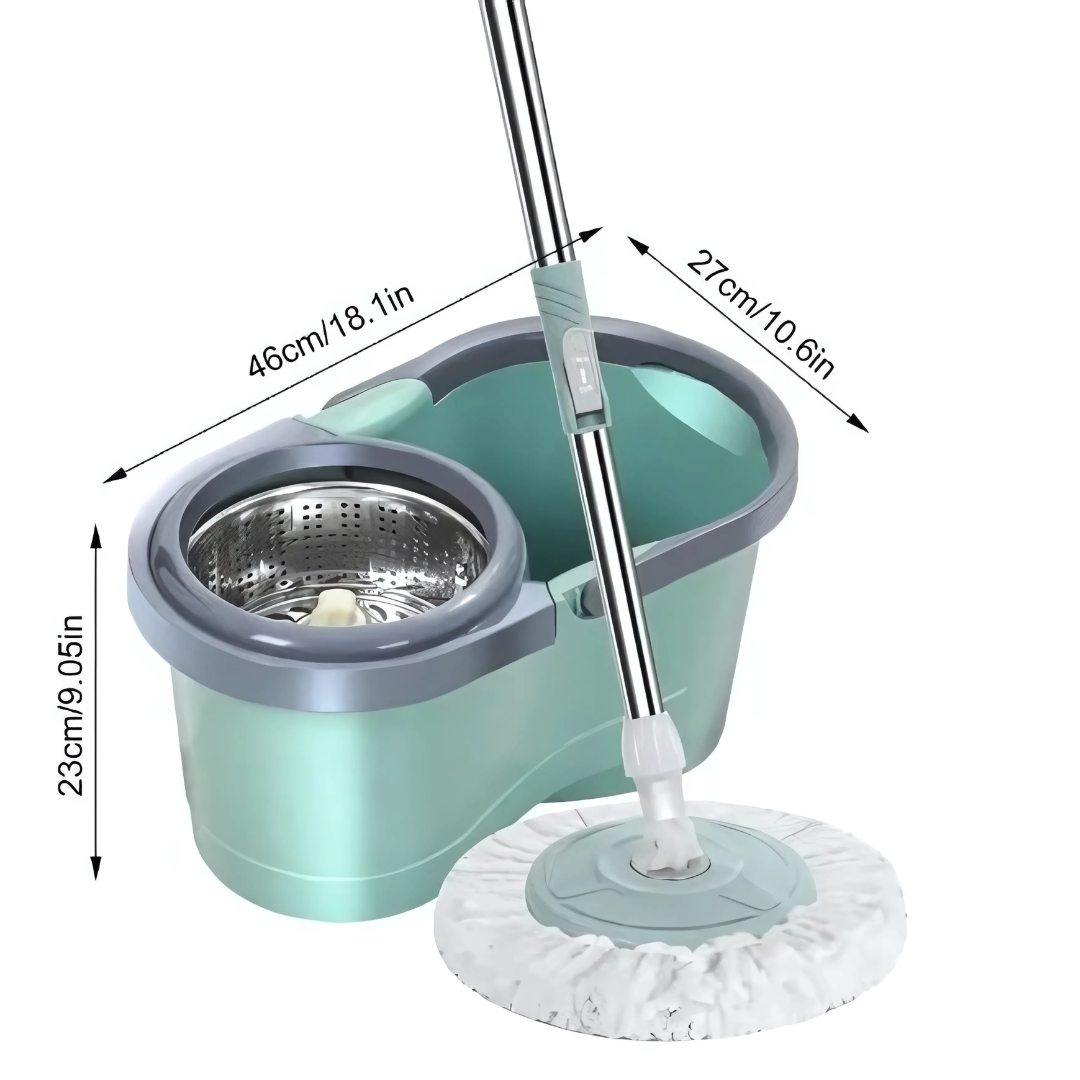 Trapero SwiftSpin Mop™ - Limpieza sin esfuerzo: exprime, gira y brilla en segundos.