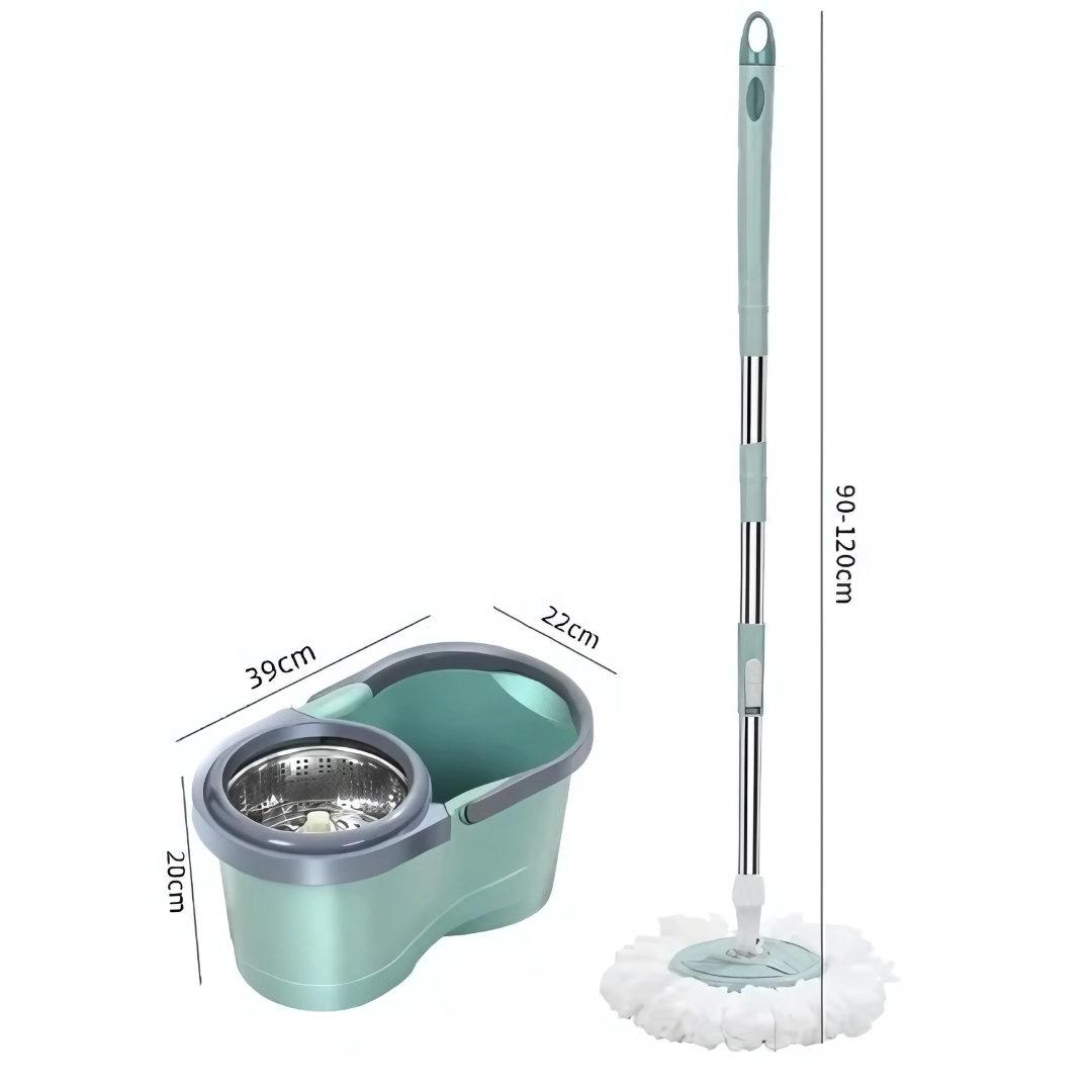 Trapero SwiftSpin Mop™ - Limpieza sin esfuerzo: exprime, gira y brilla en segundos.