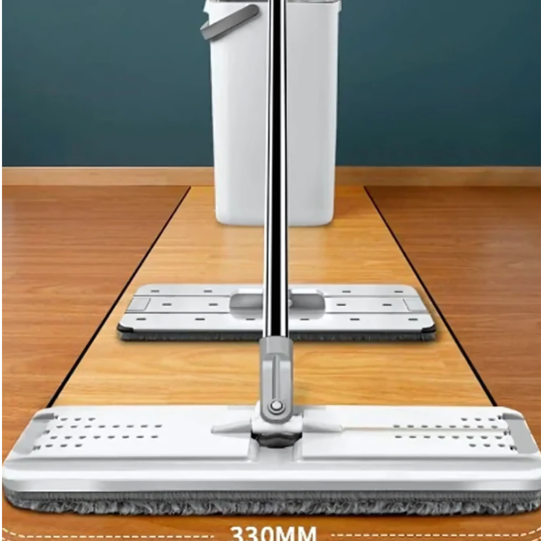Trapero GlideMop Elite™ - Gira, limpia y seca en segundos: la forma inteligente de cuidar tu hogar.