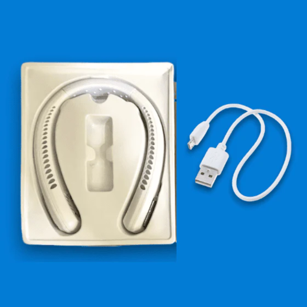 Ventilador BreezeBand - Comodidad y frescura alrededor de tu cuello.
