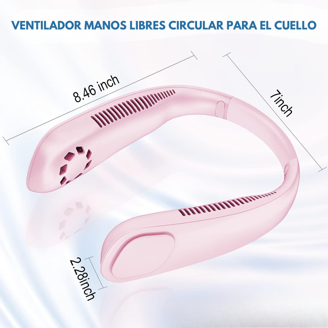 Ventilador BreezeBand - Comodidad y frescura alrededor de tu cuello.