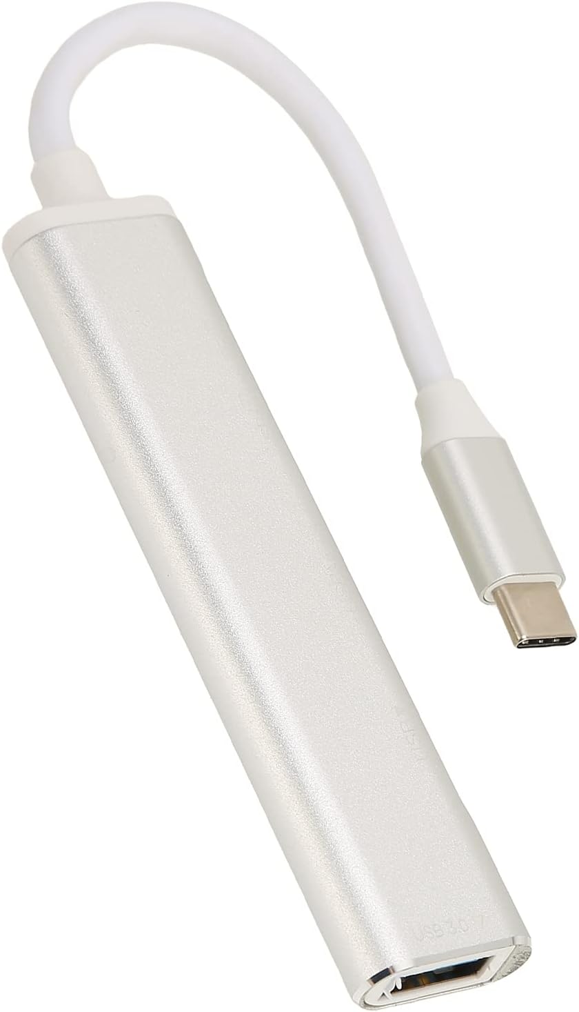 HUB TIPO C 5 EN 1 - (3 PUERTOS USB, 1 PUERTO SD, 1 PUERTO TF)